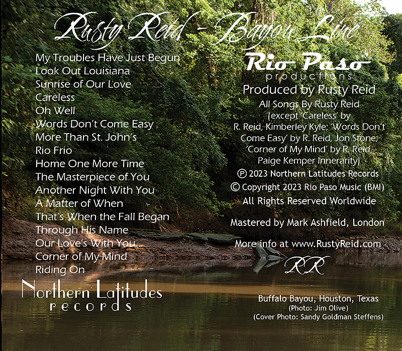 Bayou Line: Songs from Houston, album by Rusty Reid